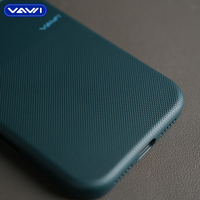 Étui de téléphone VAWI B403 antichoc en PC avec motif antidérapant, logo personnalisé, pour iPhone 15 16 17 Pro Max, coque magnétique