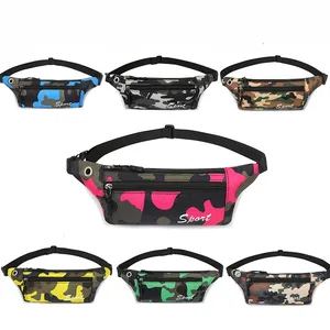Sac de messager en toile LOGO personnalisé en gros pas cher sport ceinture de plein air sac banane bandoulière hommes sacs de poitrine - Product Image 1