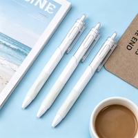 Stylos à bille promotionnels personnalisés en plastique, vente en gros, à mécanisme clic, pour étude, examen, bureau, signature, pointe ST 0,5 mm