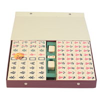 Mạt Chược Trung Quốc Với 144 Gạch Melamine Được Đánh Số, 2 Trò Chơi Du Lịch Súc Sắc Dành Cho Chơi Trò Chơi Phong Cách Trung Quốc
