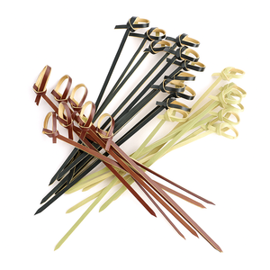 Tre tự nhiên Knot Cocktail Picks món khai vị trái cây xiên cho Đảng bánh sandwich bánh trang trí dùng một lần thân thiện với môi - Product Image 5