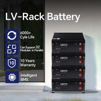 Licitti Lithium Stockage d'énergie à domicile Système solaire monté sur support 5kwh 200ah 51.2v Lifepo4 Batterie