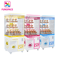 Funspace Vente en gros Poupées Grue Machine de jeu Chat porte-bonheur Cadeaux à pièces Machine à griffes pour Arcade Game Zone Shopping Mall