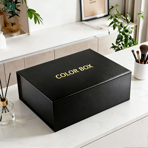 <span class=keywords><strong>Cajas</strong></span> de Papel de Lujo Rígidas a Medida con Cierre Magnético, Logotipo Personalizado, Reutilizables, con Asa de Cartón Brillante Cortada con Láser - Product Image 1