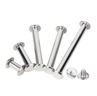 Vis Chicago à tête plate Phillips de 4 mm, 4,5 mm, 5 mm, 6 mm, 8 mm, rivets aveugles en acier inoxydable A2, vis mâles et femelles
