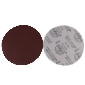 cheap price Red color 3m aluminium oxide sanding disc for wood polishing