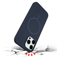 Nouvelle coque de téléphone en silicone avec charge sans fil pour iPhone 16 17 18 Coque de téléphone magnétique en silicone pour iPhone 15 14 13 12 Pro