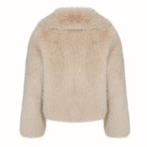 Jxwatcher Giacca Invernale da Donna in Finta <span class=keywords><strong>Pelliccia</strong></span> di Volpe Spessa e Calda con Grande Colletto Personalizzabile Morbida e Soffice <span class=keywords><strong>Cappotto</strong></span> <span class=keywords><strong>Bianco</strong></span> in Finta <span class=keywords><strong>Pelliccia</strong></span> di Volpe - Product Image 2
