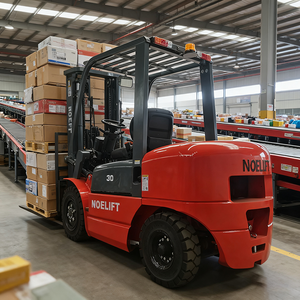 Carretilla elevadora diésel Noelift FD Heli de 3 toneladas, 3M, 5M, mástil de tres etapas, ruedas neumáticas, 1 año de garantía, nuevo restaurante al por menor - Product Image 3