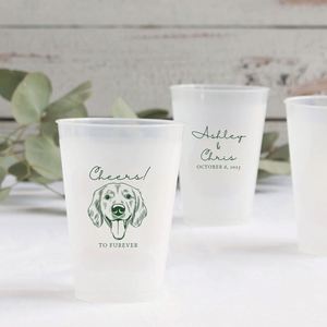 Tazas Personalizadas para Bodas con Perros, Recuerdos de Boda con Diseño de Mascotas - Product Image 1