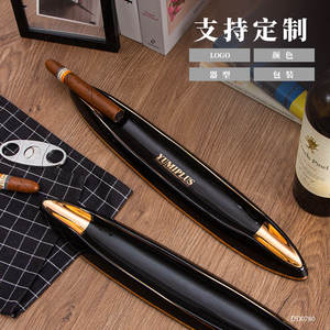 Cenicero para Cigarros Xumplus de Cerámica Negra DD0780, Regalo Empresarial con Logotipo Personalizable - Product Image 1