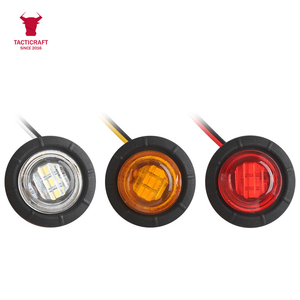 ไฟเลี้ยว LED สองสี2025ไฟสีแดง + อำพัน/เขียว/น้ำเงินสัญญาณไฟเลี้ยวสำหรับรถบรรทุก12V/24V/10-30V ใหม่ - Product Image 1