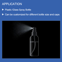 Machine de remplissage et de capsulage de bouteilles de pulvérisation d'eau de rose automatique personnalisée de 50ml 100ml Machine de remplissage de liquide de remplissage par pulvérisation