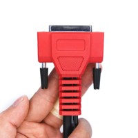 Cable DTS de 9 pines Deutsch a OBD2 DB15 con carcasa metálica para herramienta de diagnóstico de camiones pesados J1939 Diesel ECU OEM