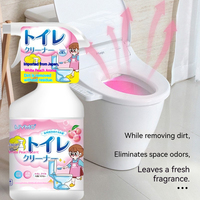 Nettoyant WC en spray parfum pêche 450ml – Élimine taches d'urine, rouille et odeurs – Liquide WC