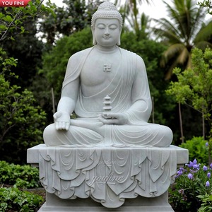 <span class=keywords><strong>Statua</strong></span> <span class=keywords><strong>di</strong></span> Buddha in marmo <span class=keywords><strong>di</strong></span> <span class=keywords><strong>pietra</strong></span> da giardino - Product Image 3