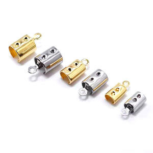 Schmuck herstellung Zubehör Schmuck beschläge & Befunde Steck verbinder Edelstahl-Knebel clip - Product Image 4