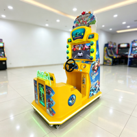OEM Kundenspezifischer Münzbetriebener Kinder-Autorennspielautomat mit Mehreren Spielpisten Plug-and-Play-Design für Kommerzielle Freizeiträume