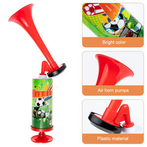 Vendita calda special <span class=keywords><strong>noise</strong></span> <span class=keywords><strong>maker</strong></span> clacson tifo giochi di calcio ventilatori pompa a mano corno d'aria in plastica - Product Image 4