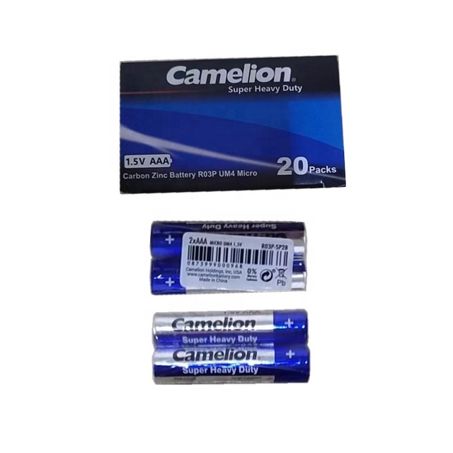 Factory Production Customized Camelion Aa Carbon  Aaa Size Lr6 for Camelion 1.5v Carbon Batteries Dry Cell 2A Battery Carbon