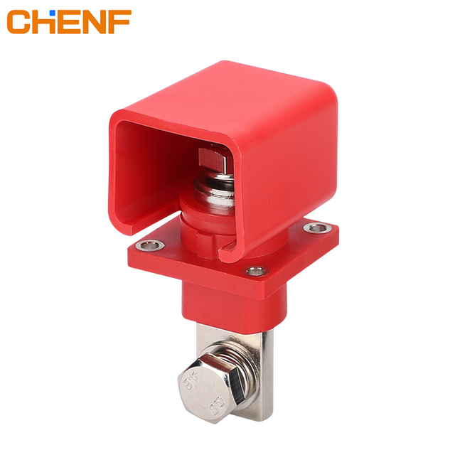 300A New Energy Battery Storage Connector Copper High Current Terminal Bolt 300A Lithium Battery Connector