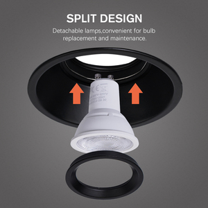 Faretto da <span class=keywords><strong>incasso</strong></span> per interni di alta qualità che taglia 85MM anteriore sostituisci lampadina faretto a Led faretto da <span class=keywords><strong>incasso</strong></span> a soffitto antiriflesso profondo - Product Image 5