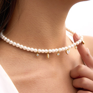 Collar de Perlas con Forma de Corazón, Grado AAA, Joyería para Mujer de Uso Diario, Origen Jinhua - Product Image 3