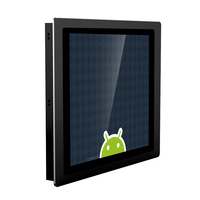 Panel PC Android tout-en-un de 12.1 pouces avec résolution 1920*1080 4G DDR3 intégré écran tactile capacitif et résistif à cadre ouvert