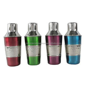 RAZVI INTERNATIONAL Juego de Coctelería Moderno de 6 Piezas de Acero Inoxidable con Baño de Níquel, Cobre y Negro, 750 ml - Product Image 6