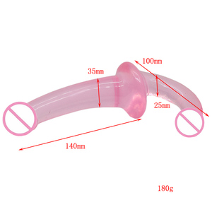 Mềm Double-ended TPE Double Sided dildo strapless dây đeo-on dildo cho phụ nữ kích thước nhỏ lesbian Đồ chơi tình dục với hai đầu dương vật - Product Image 5