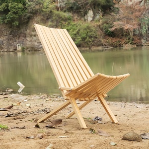 Sillas de <span class=keywords><strong>Playa</strong></span> de Bambú para Exteriores, Plegables y Portátiles, Muebles de Exterior de Diseño Moderno, Nuevo Modelo - Product Image 2
