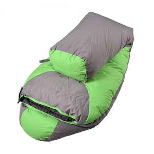 Sac de couchage en duvet de coton Super léger Ultra adulte Portable forme humaine Camping sac de couchage Camping en plein air voyage - Product Image 1