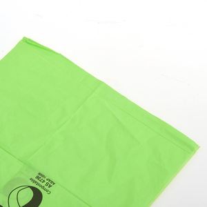 Sac de courses biodégradable et compostable à fond carré, avec poignées en forme de gilet, design T-shirt, en <span class=keywords><strong>plastique</strong></span> PLA, 1 tonne, pour usage domestique - Product Image 3