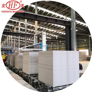 aac blocks manufacturing plant lightweight block AAC production line cellular concrete block cutting machine plant