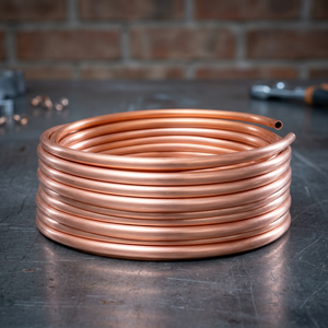 Tubería de Cobre en Espiral C11000 Libre de Oxígeno, Certificada por ASTM, con Servicios de Soldadura y Doblado - Product Image 1