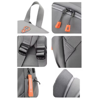 Sac à dos décontracté Oxford antivol avec fermeture éclair souple et tendance personnalisé Sac à dos étanche pour ordinateur portable de voyage pour hommes