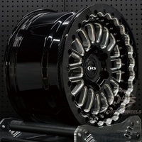 Jantes forgées multi-rayons 5x112 5x120 5x114.3, jantes personnalisées à verrouillage de talon, en alliage d'aluminium tout-terrain, pour course de dragsters, BMW 340i Xdrive