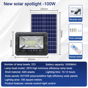 Luces Solares para Exteriores, Lámpara <span class=keywords><strong>LED</strong></span> Impermeable, Reflector, <span class=keywords><strong>Panel</strong></span> <span class=keywords><strong>Solar</strong></span>, Iluminación de Jardín, Luz <span class=keywords><strong>Solar</strong></span> Regulable, <span class=keywords><strong>Focos</strong></span> <span class=keywords><strong>LED</strong></span> - Product Image 5