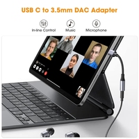 Adaptateur audio USB C vers 3.5mm Type C vers casque prise AUX Dongle HiFi DAC câble cordon Microphone écouteurs accessoires de téléphone