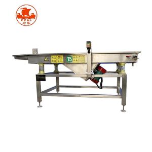 2023 nuevo tipo máquina deshidratadora vibratoria el purificador de agua de vibración de acero inoxidable para línea de producción de patatas fritas - Product Image 1