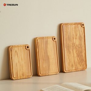 Planches à découper en bois d'olivier de qualité supérieure Roméo et Juliette-Planches à découper jumelles en bois durable-Planches à découper pour charcuterie - Product Image 2