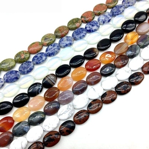 Chaîne de perles en pierre naturelle JD Wholesale, 4-14 mm, perles rondes, cristaux, adaptées à la fabrication de bijoux DIY, <span class=keywords><strong>lave</strong></span>, onyx, jaspe - Product Image 3