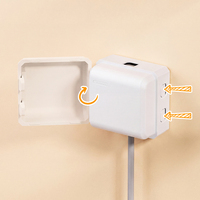 Boîte de protection pour prises de type britannique, protection contre les chocs électriques pour bébés