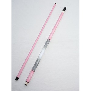 Queue de billard rose pour femme, 12,4 mm, en fibre de carbone, deux sections, légère, pour le jeu de la neuf balles - Product Image 1