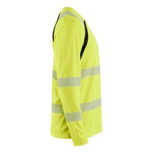 BLAKLADER - 359910133399XXL Hi-Vis Camiseta de manga larga con protección UV Hi-vis Amarillo/Negro-ROPA DE TRABAJO EAN 7330509932605 2017 - Product Image 4