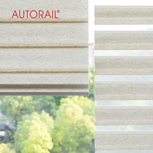 電動式完全遮光バタフライブラインド リモコン付き 高品質窓用シアーシェード 寝室用 - Product Image 6