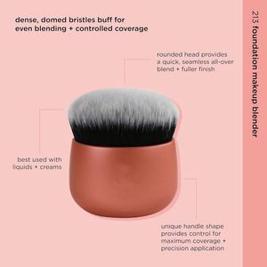Pinceau de Maquillage Fond de Teint Plat et Rond Personnalisé, Portable, Prix Abordable, Vente en Gros - Product Image 3