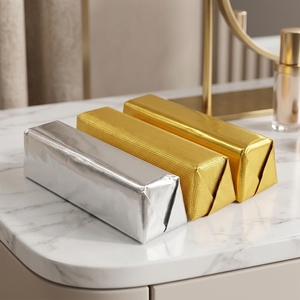Papier d'aluminium carré jetable doux et résistant à l'huile pour emballage de chocolat, 10x10cm, qualité alimentaire, avec papier - Product Image 6