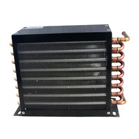 Évaporateur à tubes en laiton et ailettes en aluminium pour le refroidissement du wort de brasserie