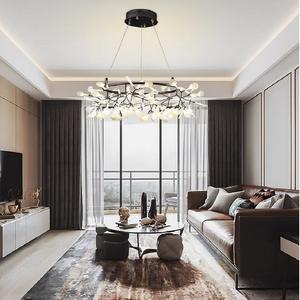 <span class=keywords><strong>Lustre</strong></span> classique postmoderne 140W G4/<span class=keywords><strong>G9</strong></span> 27/36/45, design branche d'arbre luciole, suspension gratuite, 3W 110V/220V, lampe centrale - Product Image 2